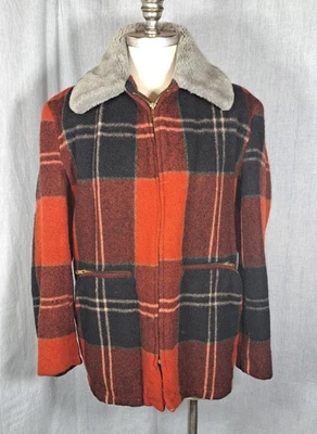 MIGHTY MAC WOOL PLAID JACKET WITH CINCHED BACK - Image 1 of 4