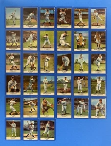 1961 GOLDEN PRESS Hall of Fame Complete 1-33 ~ RUTH GEHRIG DIMAGGIO COBB (VG-EX) - Picture 1 of 24