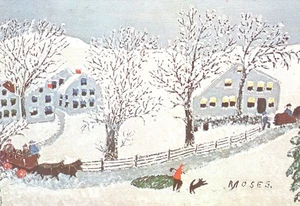First Now Oma Moses Bennington Museum Postkarte - Bild 1 von 2