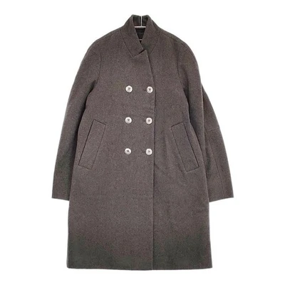 marimekko VIKI double button coat size 34 coat gray 5-0920T♪ - Image 1 of 4