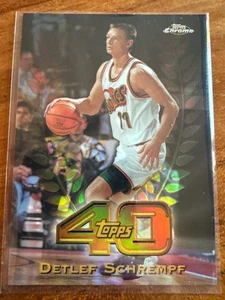 1997-98 Topps Chrome Topps 40 Refractors #T10 Detlef Schrempf - Picture 1 of 2