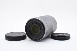 [ MINT ] Canon EF-M 55-200mm f/4.5-6.3 IS STM Lens Silver for EF-M From Japan - Picture 1 of 12