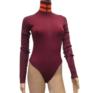 $250 Fenty Puma by Rihanna Women Longsleeve Full Zip Bodysuit Shirt Size XS - Picture 1 of 5