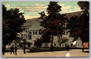 Sandusky OH-Ohio Southwest Wing Soldiers Sailors Home Dining Hall Postcard 1916 - Picture 1 of 2