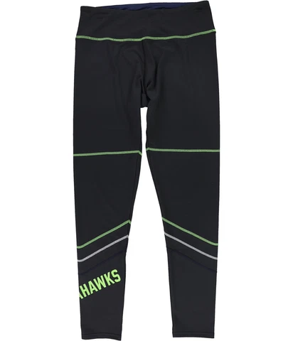G-III Sports Womens Seattle Seahawks Compression Athletic Pants, Black, Medium Cover