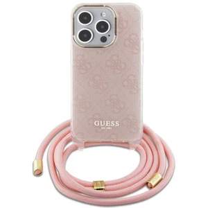 Coque Guess avec corde pour Apple iPhone 15 Pro - Rose - Foto 1 di 7