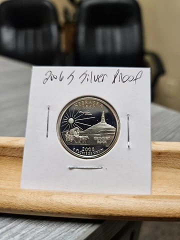 2006 S Nebraska Silver Proof State Washington Quarter Cover
