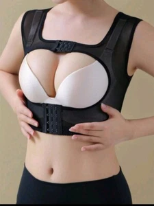 1pc Black Push-Up Body Shaper Bra Band Shapewear Waist Trainer Corset Size 2XL. - Picture 1 of 11