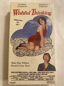 WISHFUL THINKING (VHS) MURRAY LANGSTON, BRAND NEW SEALED PROMO SCREENER - Picture 1 of 1
