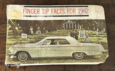 Chevrolet 1962 original vintage concesionario punta de dedo libro de datos referencia vendedor Foto 1 de 4