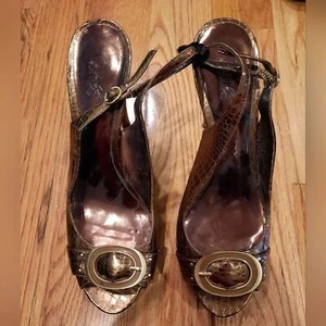 Carlos Bronze Pumps! Size 9 - Style Police - Picture 1 of 6