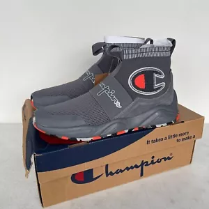 Champion Men's Grey Rally Pro Lifestyle High Top Athletic Shoes CP101682M Sz 11 - Picture 1 of 9