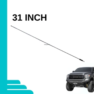 31" Antenna Black Metal for Toyota Tundra 2000-2019 - Picture 1 of 13