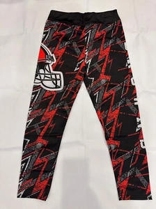 Pantalones de yoga adelgazantes de cintura alta con logotipo del equipo de la NFL Cleveland Browns - Imagen 1 de 5