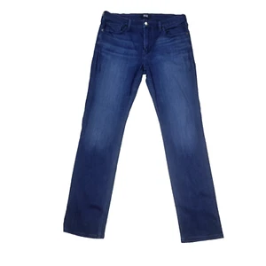 Paige Normandie Herren 34x34 Blau Denim Stretch Jeans Mid Rise Dark Wash - Bild 1 von 7