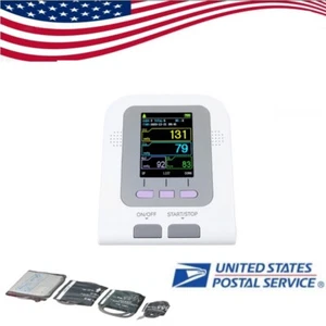 Digitales Blutdruckmessgerät + Neonatale/Säugling/Kind/Erwachsene Manschetten USA - Bild 1 von 9