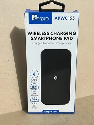 AerPro Wireless 15W Fast Charging Smart Phone Pad - Image 1 of 2