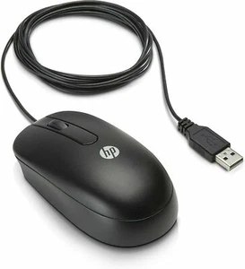 NUOVO mouse ottico USB cablato originale HP: 800 nero - QY777AA SPEDIZIONE GRATUITA - Foto 1 di 1