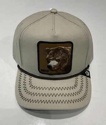 Sombrero Goorin Bros The Farm Pato Desnudo Lona Natural Snapback - Nuevo Con Etiqueta Foto 1 de 4