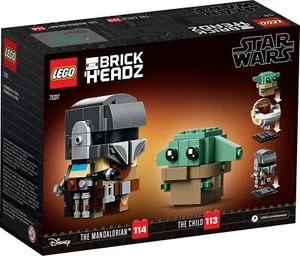 LEGO BRICKHEADZ The Mandalorian & The Child 75317 NEW & SEALED - Picture 1 of 11