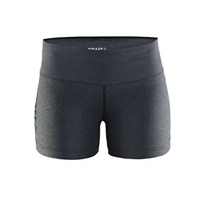 Craft Shorts Ladies Running Short, XL 1975 Dark Gray / Black