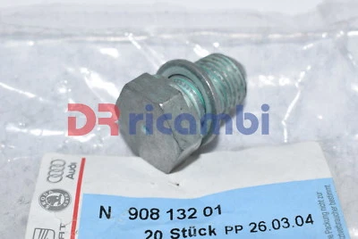 Schraube Stopfen Auspuffanlage Tasse Öl Audi A1 A2 VW - AUDI-VOLKSWAGEN Foto 1 de 3