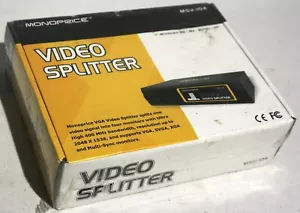 Monoprice MSV-104 VGA 1x4 Video Splitter - Resolution: 2048 x 1536 / 72Hz 300FT - Picture 1 of 6