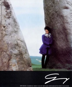 1988 Genny Dominique Issermann Andie MacDowell moda 1 página anuncio de revista - Imagen 1 de 1