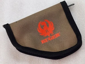Ruger Branded Zippered Padded Compact Pistol Revolver Case 5" SHIPS FREE - Picture 1 of 3