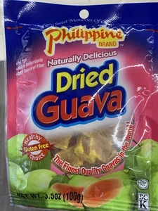 [4 Beutel x 3,5 Unzen] Philippinische getrocknete Guave natürlich lecker klebfrei Snack - Bild 1 von 8