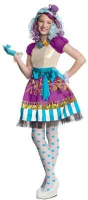 Madeline Hatter Ever After High Muñeca Mattel Vestido Elegante Halloween Niño Disfraz Foto 1 de 2