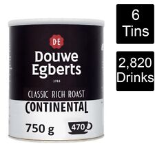 Douwe Egberts Continental Classic Rich Roast Instant Coffee Tin 1 x 750g