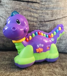 Leap Frog’s Lettersaurus, Alfabeto/Musica Apprendimento Dinosauro Viola Giocattolo, Funziona - Foto 1 di 7