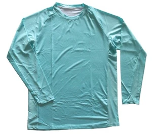 Men's UPF 50+ Sun Protection Long Sleeve Premium Moisture Wicking Fishing Shirt - Picture 1 of 4