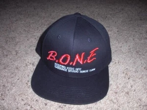 BONE THUGS N HARMONY black DARE logo Snapback Ballcap Hat adult NEW Never Worn - Picture 1 of 4