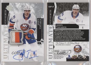 2017 Ultimate Collection Signature Performers Jersey /15 John Tavares Patch Auto