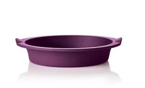 Tupperware Silicona Forma Redonda Real Púrpura Amatista Pasteles Molde para Hornear 11" Nuevo - Imagen 1 de 4