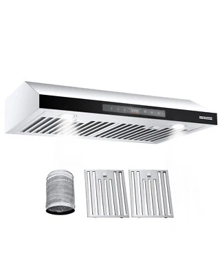 30" Under Cabinet Range Hood Vent Hood 900CFM Gesture & Touch Control - Image 1 of 4