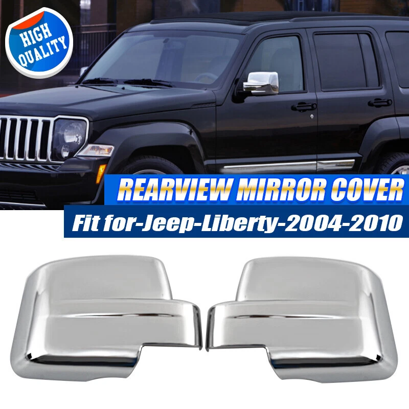 2 хромированные крышки на боковые зеркала для Jeep Liberty 08~10 Dodge Nitro SXT SLT 07~11 - Изображение 1 из 4