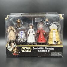 Queen Amidala Princess Leia Deluxe Dress Up Figure Set - Star Wars Disney Parks