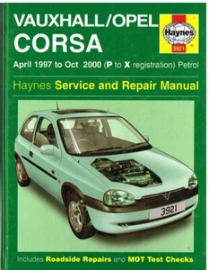VAUXHALL / OPEL CORSA 1.0 1.2 1.4 1.6 PETROL (1997-2000) OWNERS REPAIR MANUAL - Picture 1 of 1