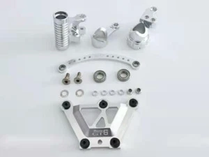 GTB CNC Aluminum Losi 5ive T RC Parts Steering System Arm &Top Chassis Plate set - Picture 1 of 1