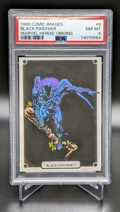 1988 Comic Images - Marvel Heroic Origins - Black Panther #6 - PSA 8 NMMT - Bild 1 von 2