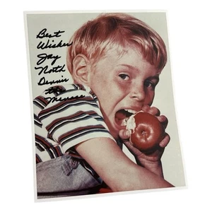 Jay North (d. 2025) Signed Autograph 8x10 Photo! Dennis the Menace Child TV Star - Picture 1 of 3