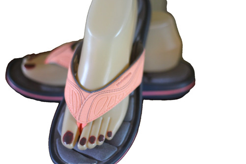 New Balance W6043 sandali infradito donna taglia USA 8 perizoma spiaggia oRANGE