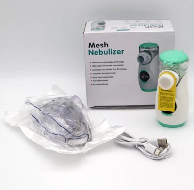 Wholede Tragbarer Micro Inhalator Vernebler Aerosol Mesh mit digitaler Anzeige - Bild 1 von 3