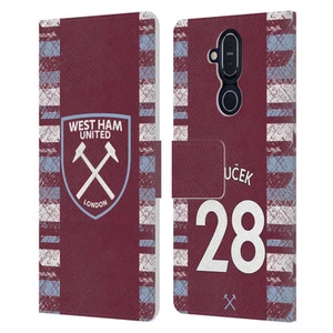 WEST HAM UNITED FC 2022/23 PLAYERS HOME KIT LEATHER BOOK CASE FOR NOKIA PHONES - Picture 1 of 12