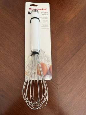 Kitchenaid Utility Whisk with Sturdy Stainless Steel Wires, White - Image 1 of 4