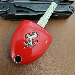 OEM FERRARI 458 F12 REMOTE HEAD KEY FOB 3 BUTTONS P30S4684 TRUNK RED USED Tested - Picture 1 of 4