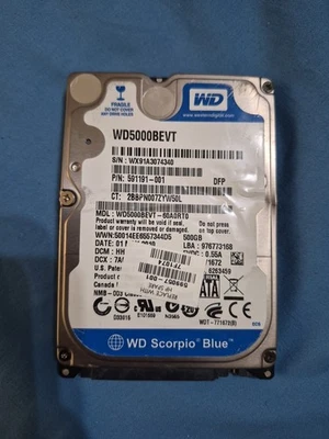 Western Digital 320GB WD3200BEVT 2.5” SATA Hard Drive Laptop HDD @HDD3 - Image 1 of 2